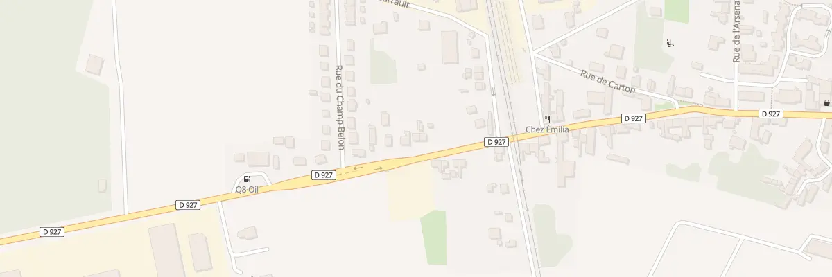 Plan du 84 Rue Nationale à Orgères-en-Beauce