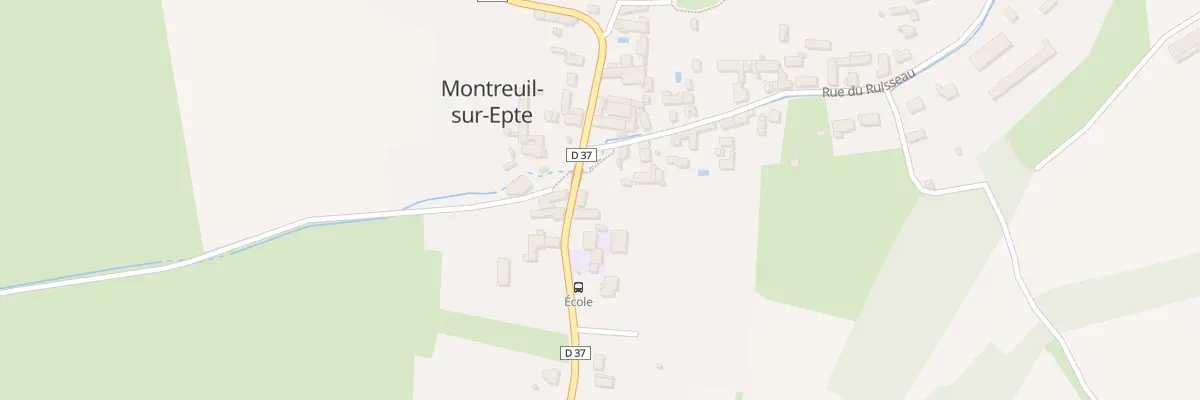 Plan du 23B Rue Saint Denis à Montreuil-sur-Epte