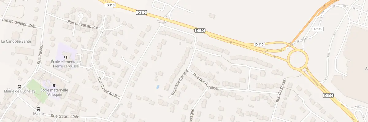 Plan du 17 Rue des Aureines à Buchelay