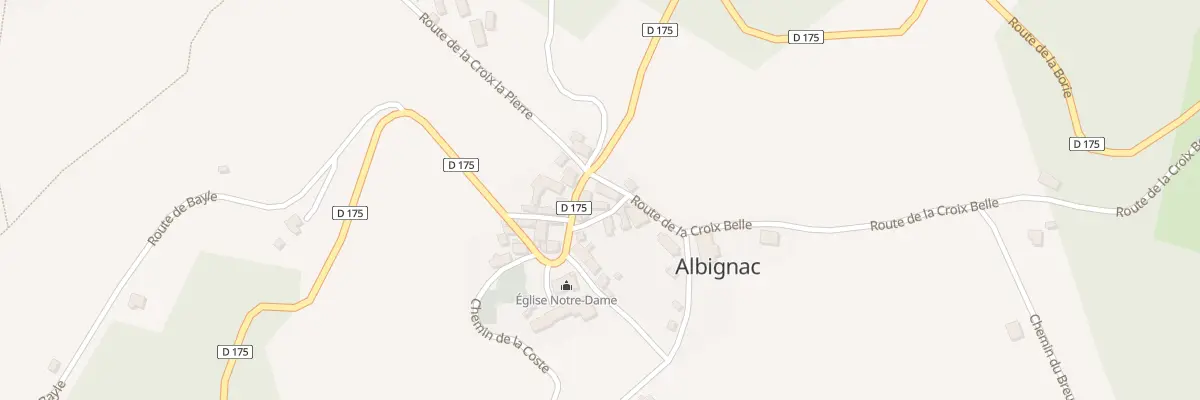 Plan du 5013 Le Bourg à Albignac