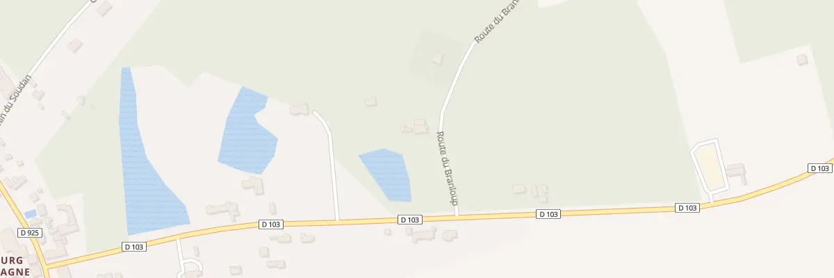 Plan du 5001 Rte du Branloup à La Ferté-Saint-Cyr
