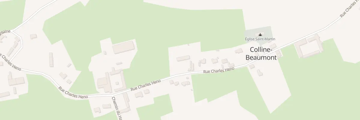 Plan du 680 Rue Charles Héno à Colline-Beaumont