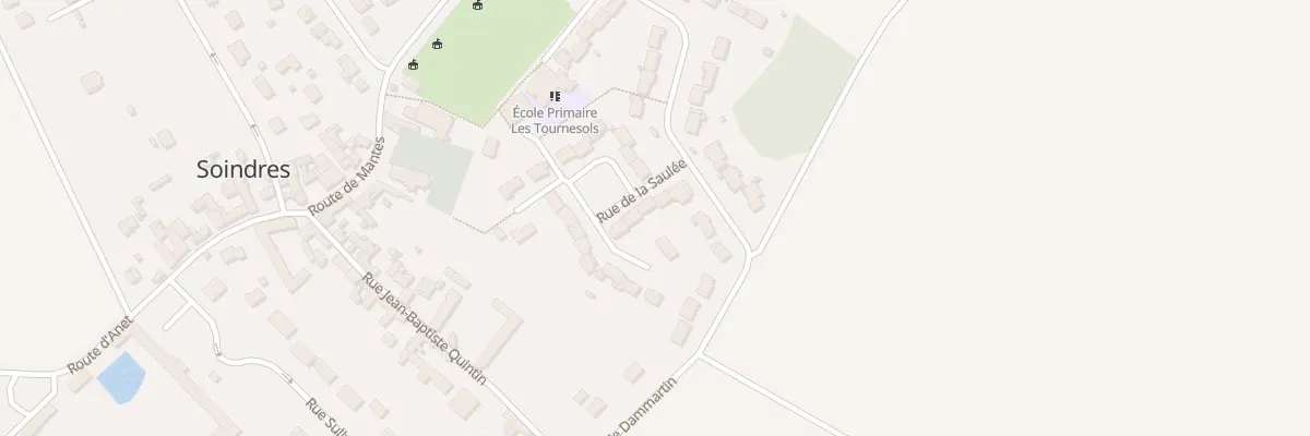 Plan du 5 Rue de la Saulée à Soindres