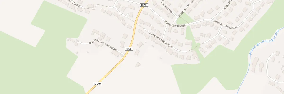 Plan du 185 Rte d’Hesdigneul à Hesdin-l’Abbé