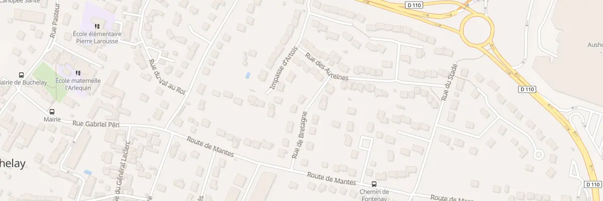 Plan du 2 Rue de Bretagne à Buchelay