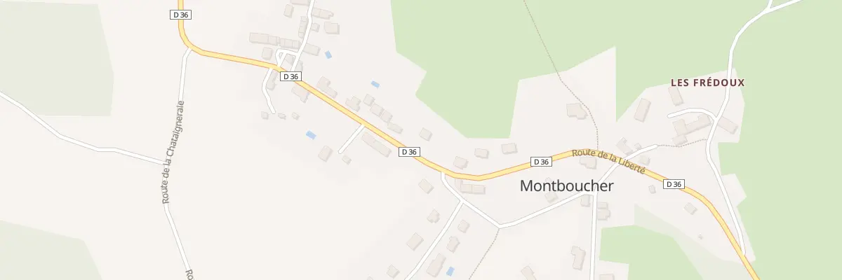 Plan du 301 Rte de la Liberté à Montboucher
