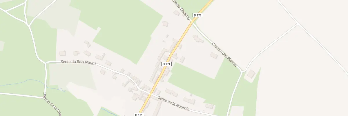 Plan du 14 Rue de la Coursoupe à Chérence