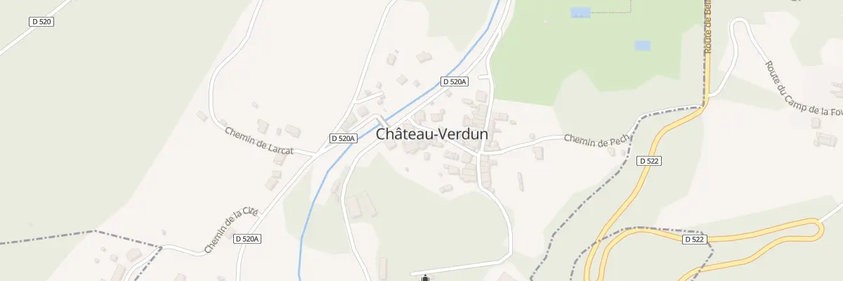 Plan du 16 Le Village à Château-Verdun