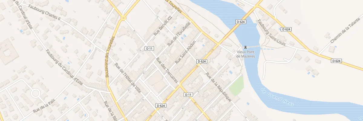 Plan du 19 Rue Saint-abdon à Mazères