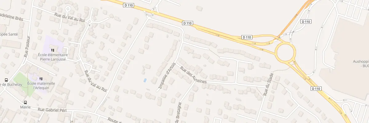 Plan du 4 Rue des Aureines à Buchelay