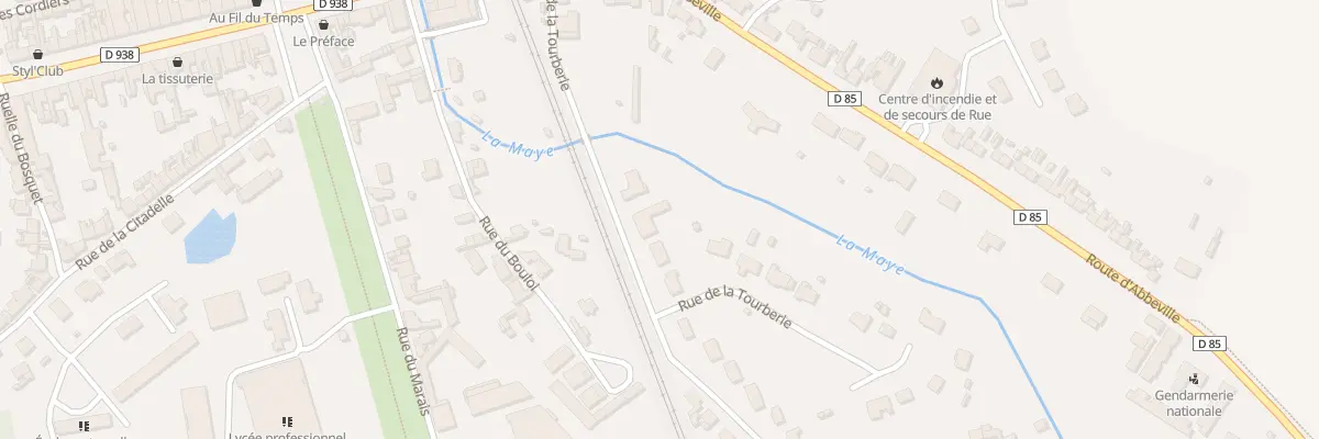 Plan du 9 Rue de la Tourberie à Rue