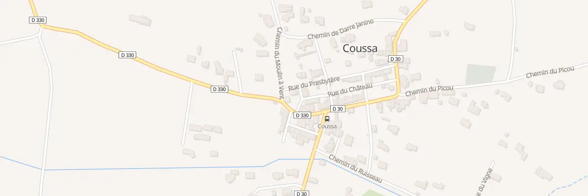 Plan du 1 Rue des Pyrenees à Coussa