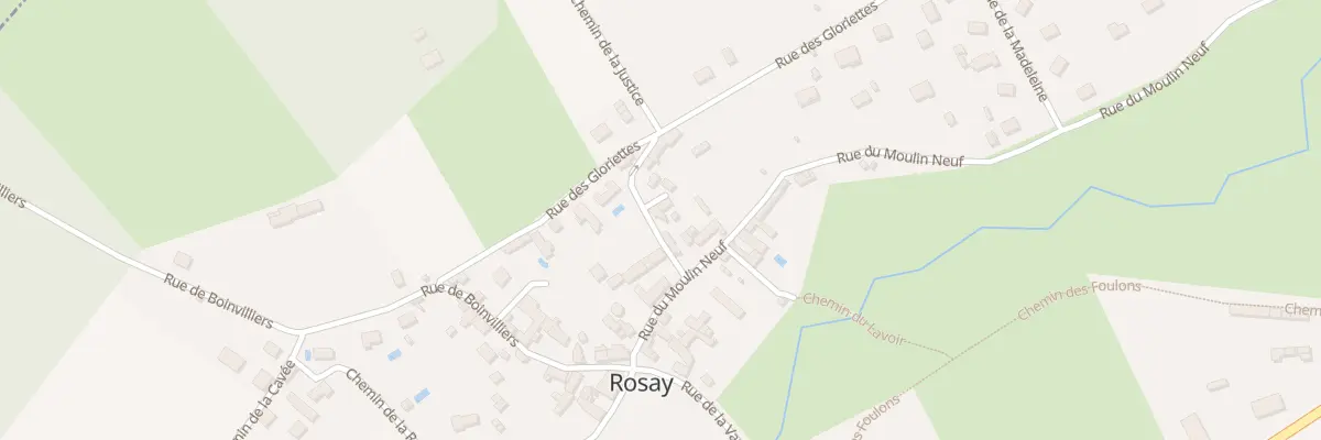 Plan du 6 Rue Jean Baron à Rosay