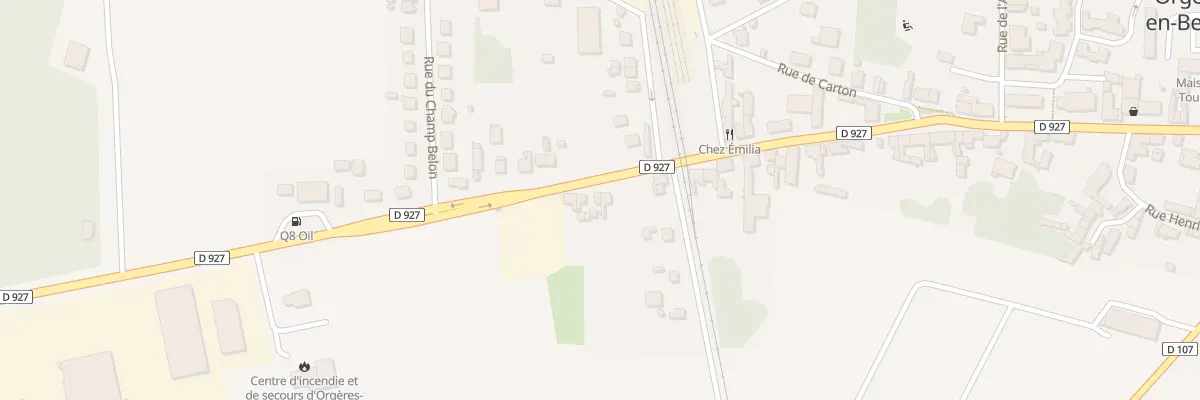 Plan du 75 Rue Nationale à Orgères-en-Beauce