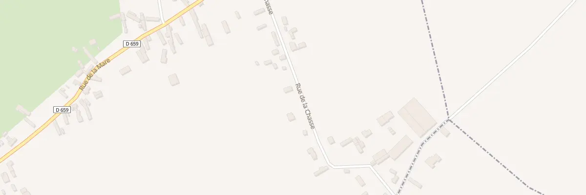 Plan du 10A Rue de la Chasse à Martagny