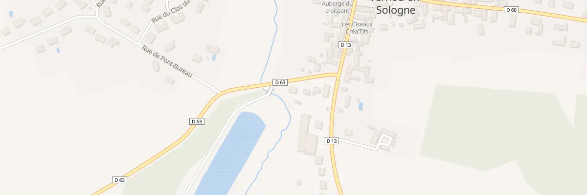 Plan du 6 Rue des Remparts à Vernou-en-Sologne