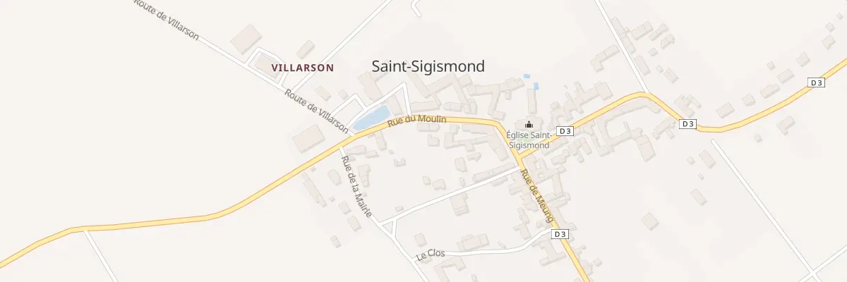 Plan du 9 Rue du Moulin à Saint-Sigismond