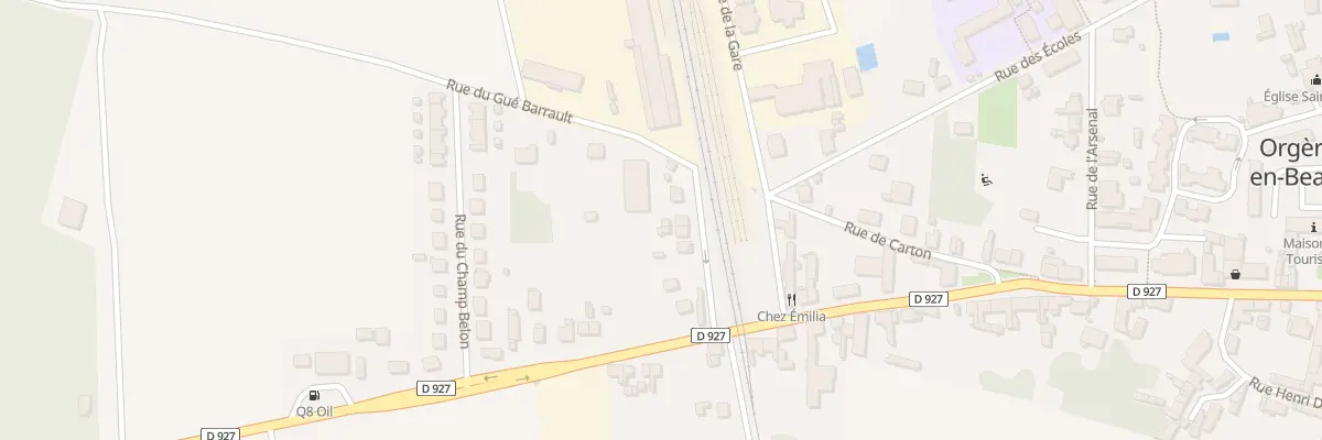 Plan du 7 Rue du Gué Barrault à Orgères-en-Beauce