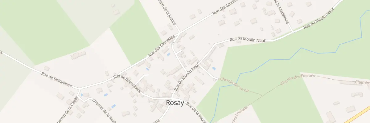 Plan du 2 Rue Jean Baron à Rosay