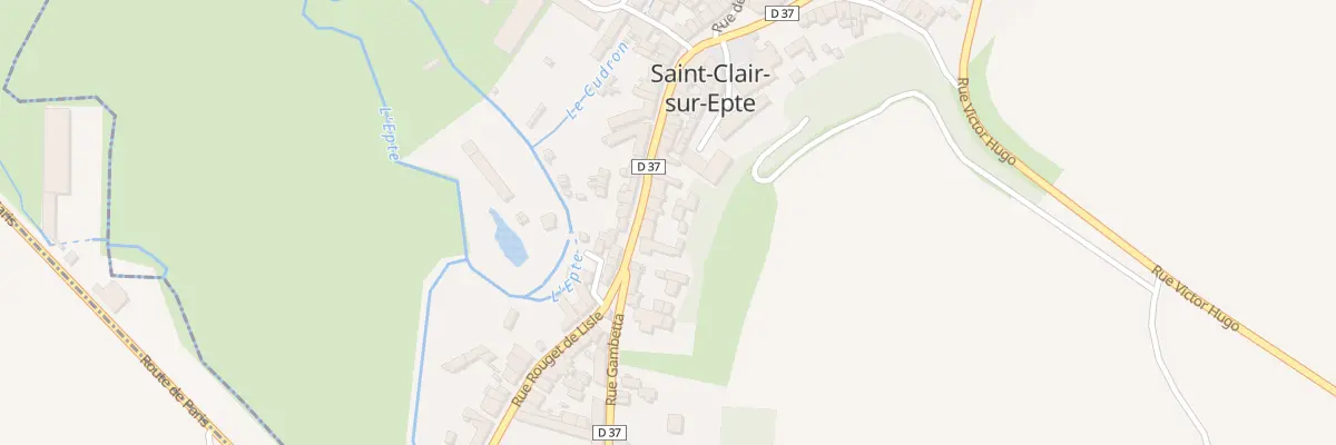 Plan du 27 Rue Rouget de l’Isle à Saint-Clair-sur-Epte