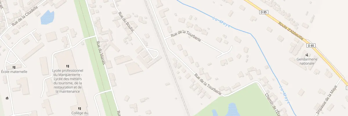 Plan du 2 Rue de la Tourberie à Rue