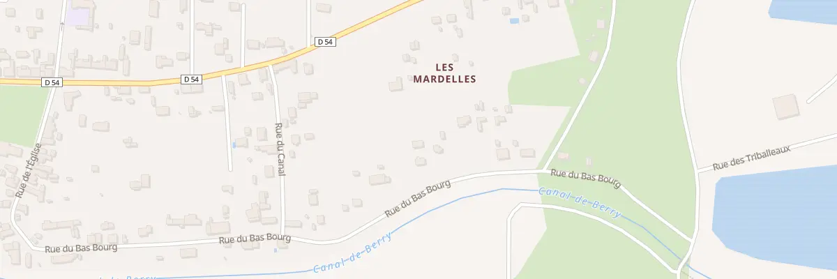 Plan du 35 Rue du Bas Bourg à Gièvres