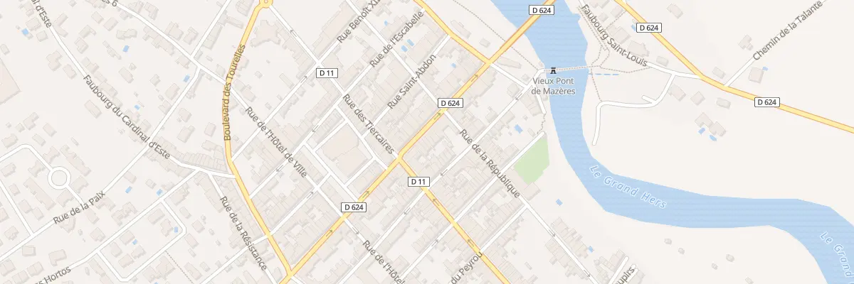 Plan du 25 Rue Martimor à Mazères