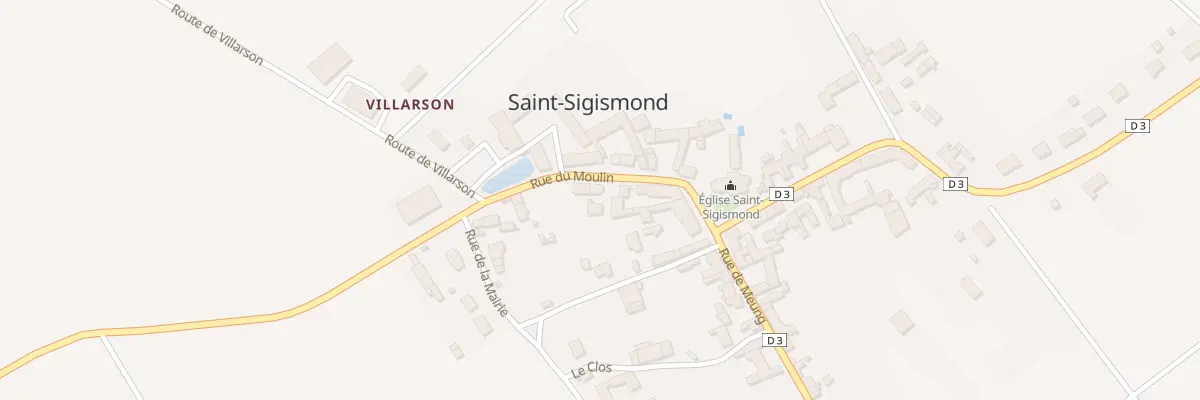 Plan du 7 Rue du Moulin à Saint-Sigismond