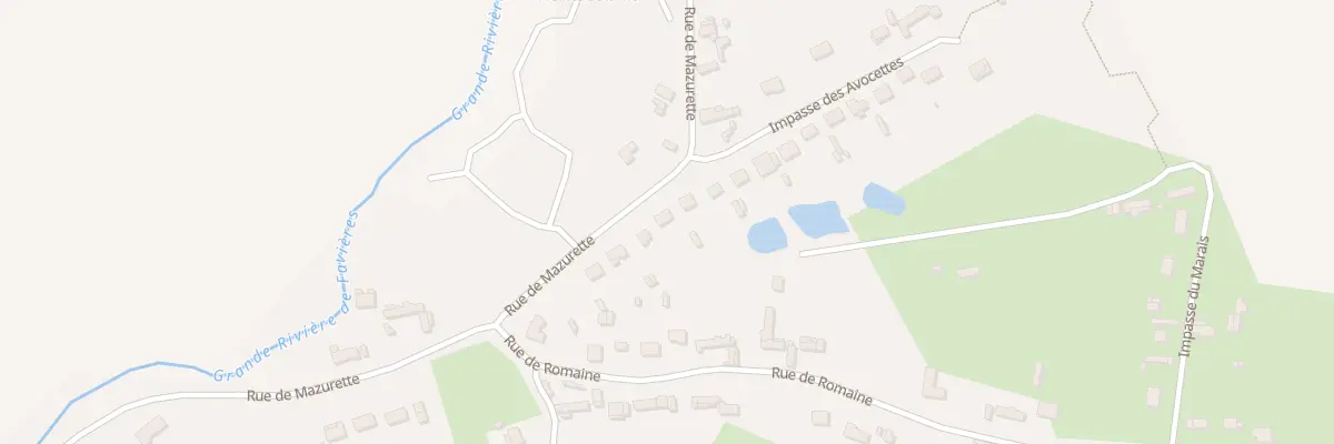 Plan du 1203 Rue de Mazurette à Favières
