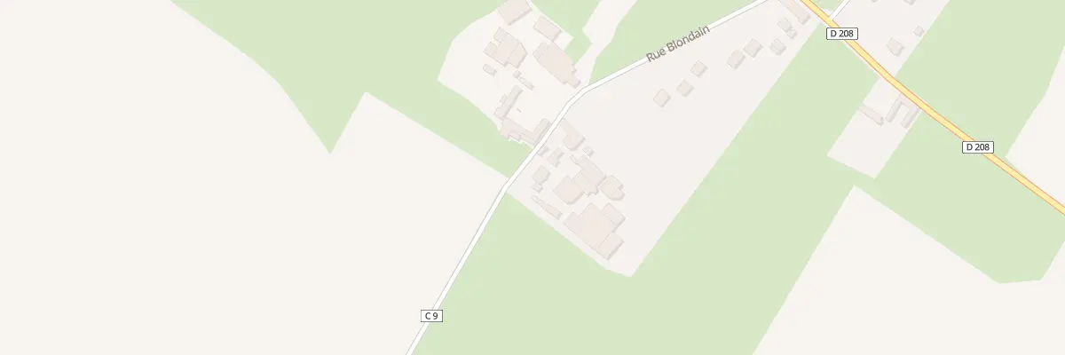 Plan du 93 Rue Blondain à Framicourt