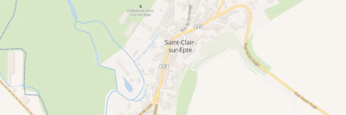 Plan du 13 Rue Rouget de l’Isle à Saint-Clair-sur-Epte