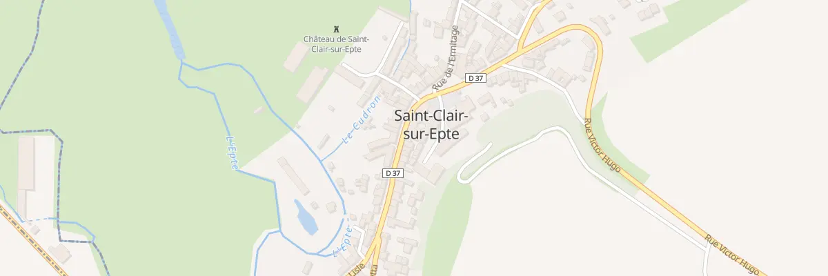 Plan du 9 Rue Rouget de l’Isle à Saint-Clair-sur-Epte