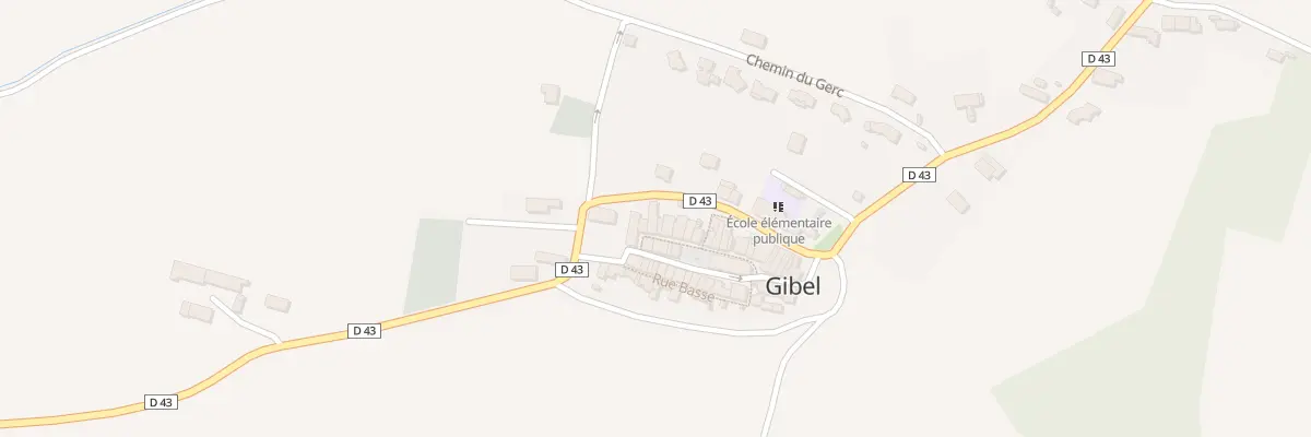 Plan du 11 Rue des Forgerons à Gibel