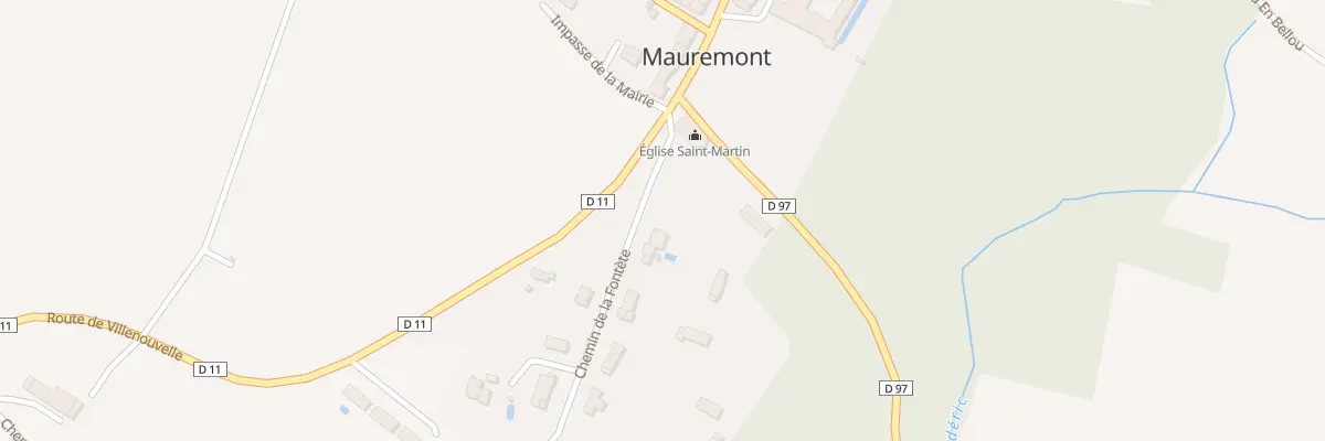 Plan du 1 Che de la Fontète à Mauremont