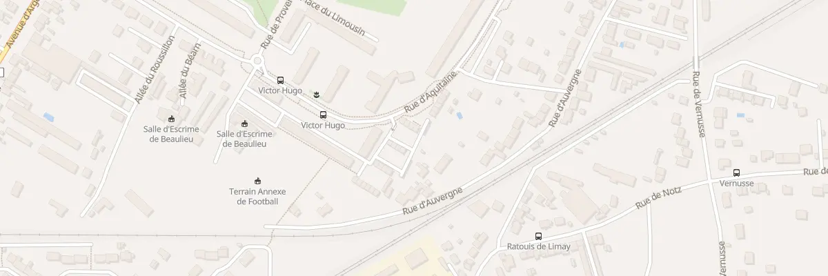 Plan du 58 Rue d’Aquitaine à Châteauroux