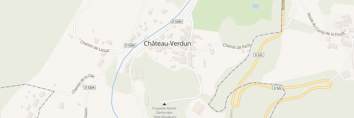 Plan du 41 Le Village à Château-Verdun