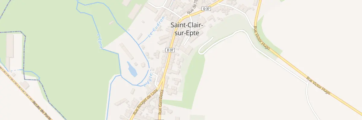 Plan du 23B Rue Rouget de l’Isle à Saint-Clair-sur-Epte