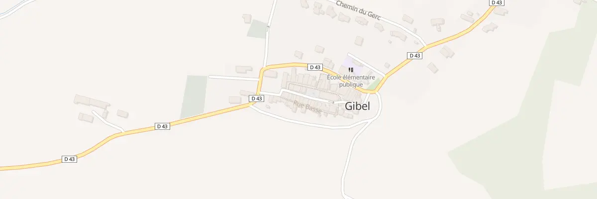 Plan du 24 Gr Grand Rue à Gibel