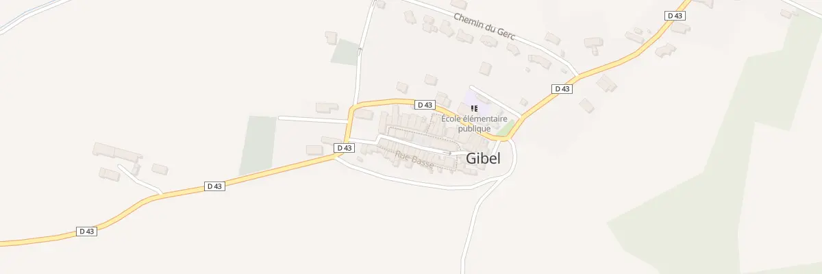 Plan du 11 Gr Grand Rue à Gibel