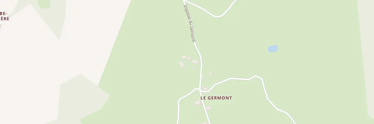 Plan du 5740 Le Germont à Chamberet