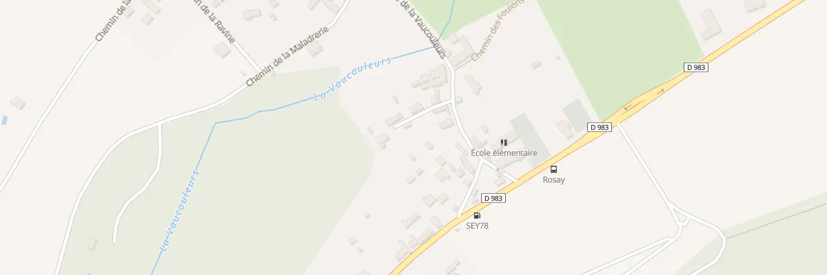Plan du 2 Imp du Vieux Logis à Rosay