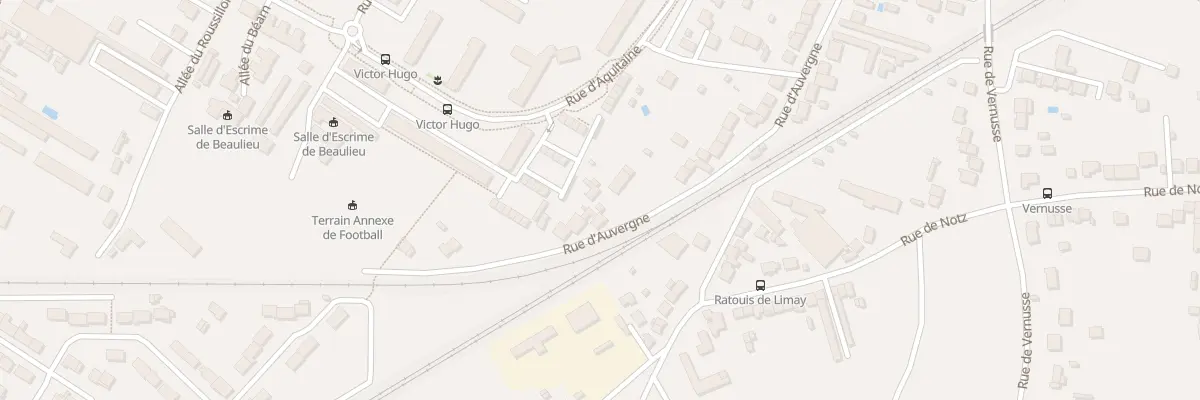 Plan du 108 Rue d’Auvergne à Châteauroux