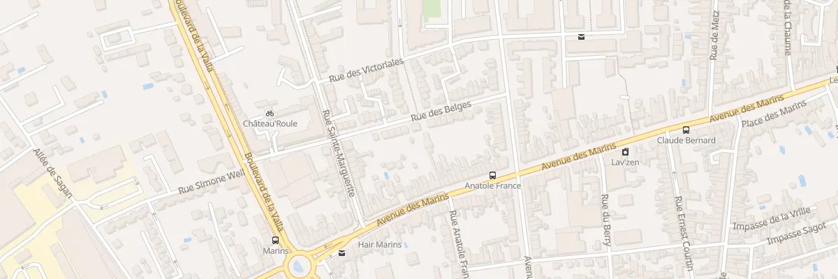 Plan du 17 Rue des Belges à Châteauroux