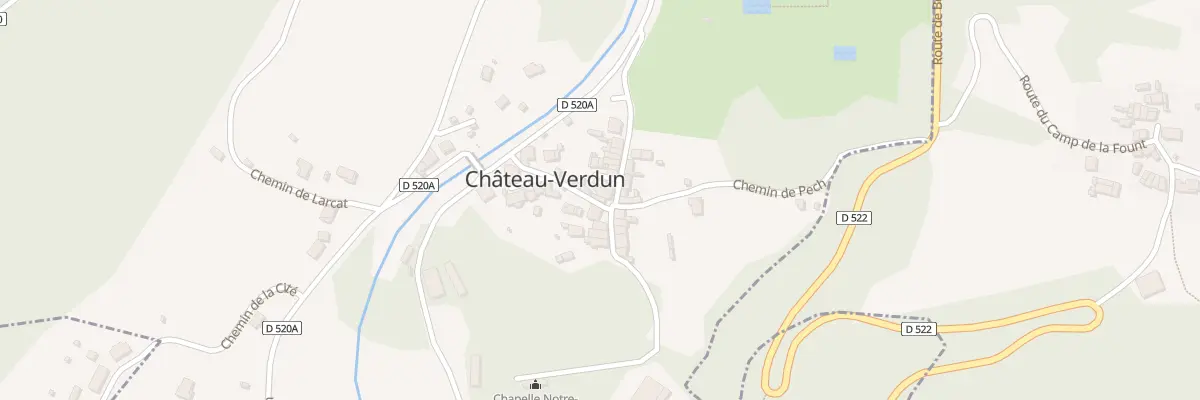 Plan du 23 Le Village à Château-Verdun