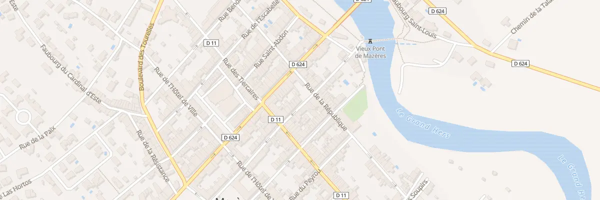 Plan du 18 Rue du Pont Vieux à Mazères
