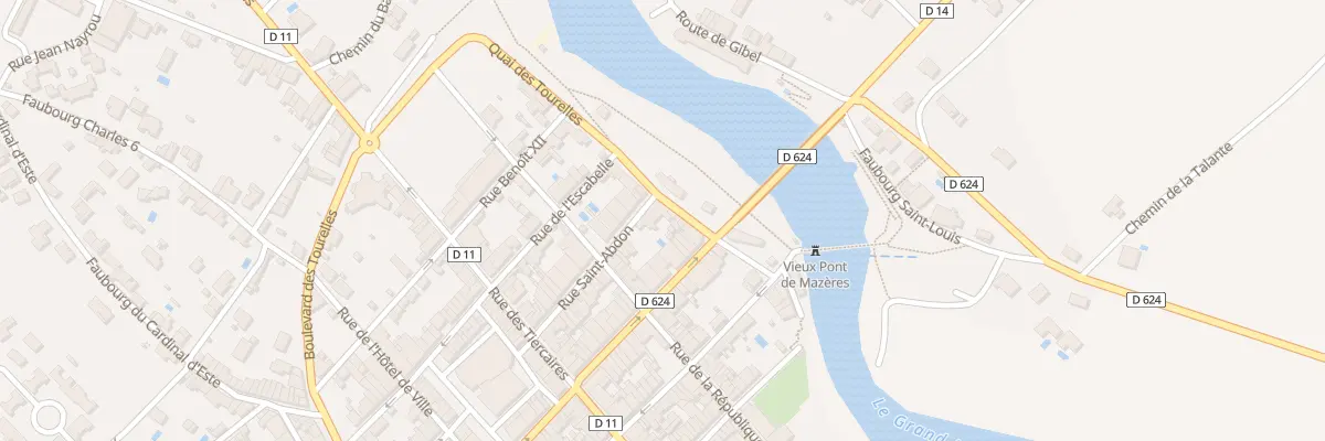 Plan du 1 Rue Saint-abdon à Mazères