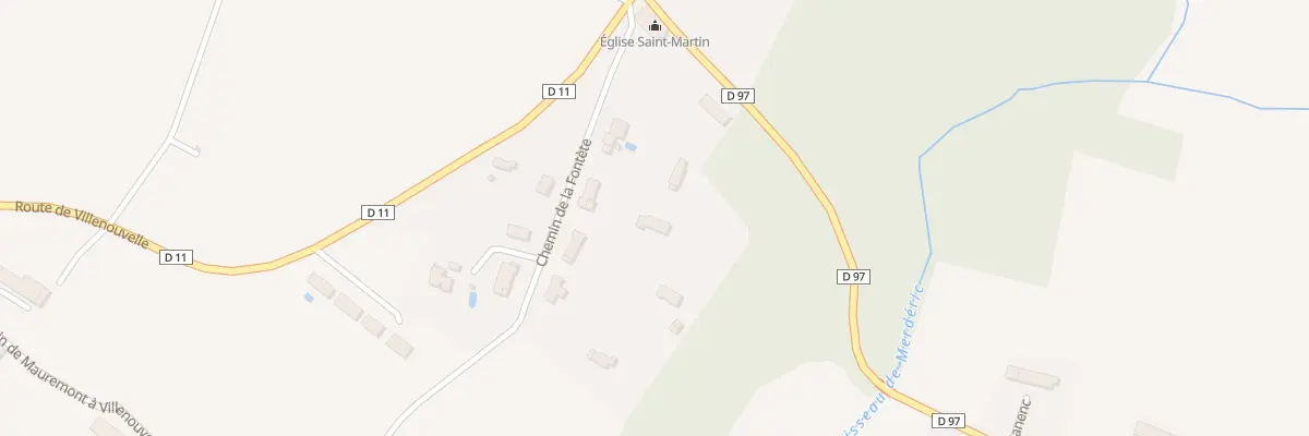 Plan du 5 Che de la Fontète à Mauremont