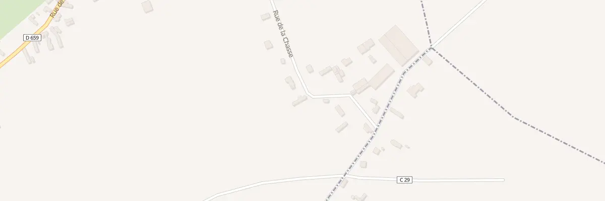 Plan du 16 Rue de la Chasse à Martagny