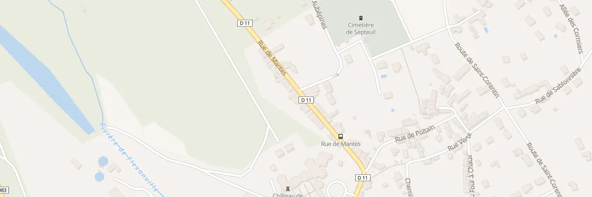 Plan du 11 Rue de Mantes à Septeuil
