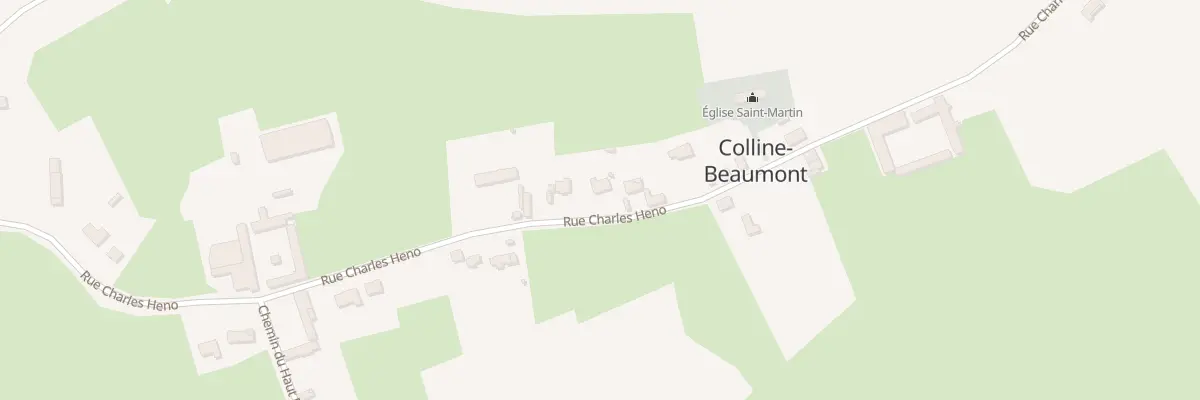 Plan du 616 Rue Charles Héno à Colline-Beaumont